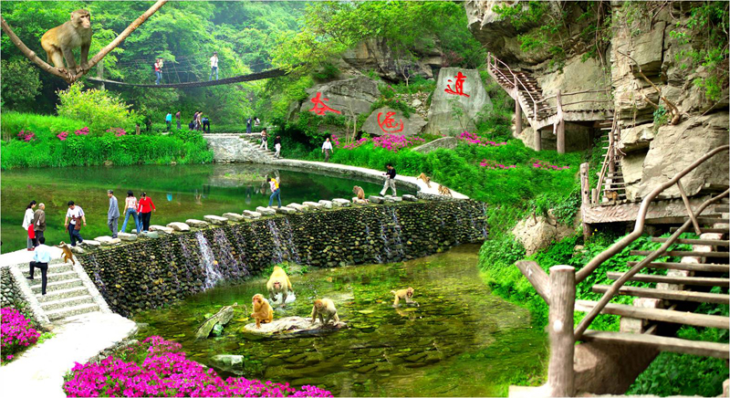 逍遥谷逍遥谷:位于太子坡附近,是武当山内绝佳的亲水生态游景区,有10